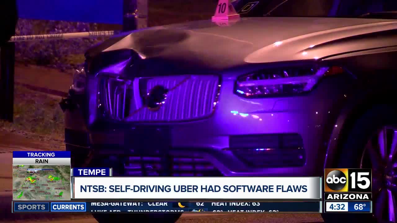 NTSB: Self-driving Uber involved in deadly crash had software flaws