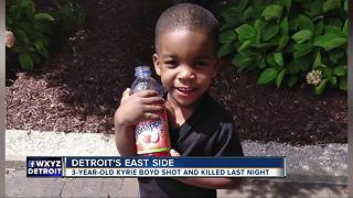 3-year-old shot and killed in Detroit last night