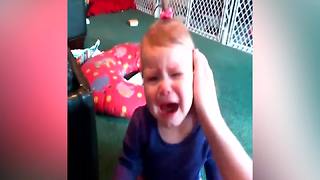 Woman Kisses Her Baby And She Cries Hysterically