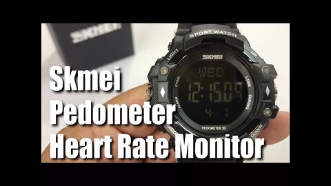 SKMEI Heart Rate Pedometer Calorie Monitoring Waterproof Sports Watch Review