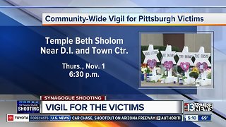 Vigil for Pittsburgh victims on Thursday