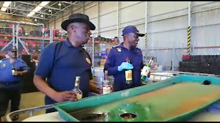 SOUTH AFRICA - Cape Town - Confiscated liquor (Video) (eoy)