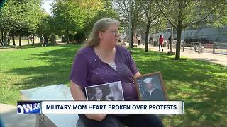 Military mom heartbroken over NFL protests