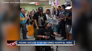 Young soccer star with cancer finds new fame and friends at St. Petersburg hospital