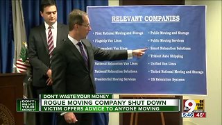 Rogue moving company shut down