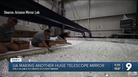 New telescope mirror starting at UArizona