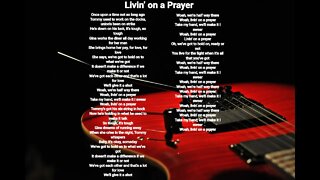 Livin On A Prayer - Bon jovi lyrics HQ
