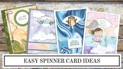Give It A Whirl with 4 Spinner Card Ideas