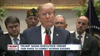 President Trump orders task force to prevent veteran suicide
