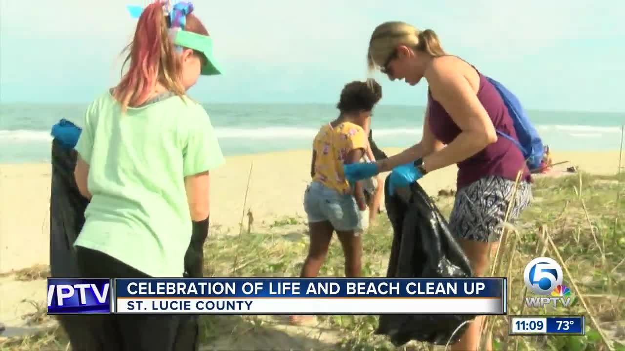 Beach cleanup 11 p.m.