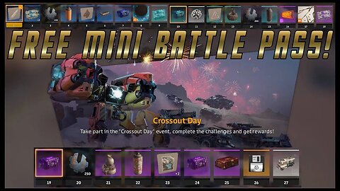 New FREE mini battle pass | Crossout