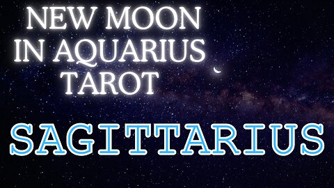 Sagittarius ♐️- Re-building bridges! New Moon in Aquarius tarot reading #sagittarius #tarot