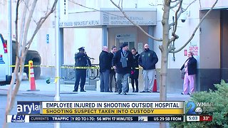 Employee shot outside University of Maryland Medical Center