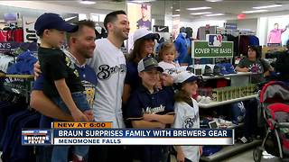 Ryan Braun surprises family with Kohl's shopping spree
