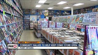 Community rallies to help keep comic store open