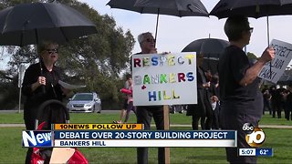 Debate over 20-story building project in Bankers Hill