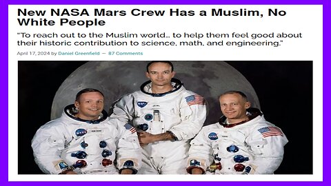 New NASA MARS Crew Has No White People