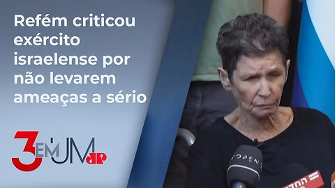 Libertada pelo Hamas comenta tensão que viveu durante dias de sequestro: “Inferno”