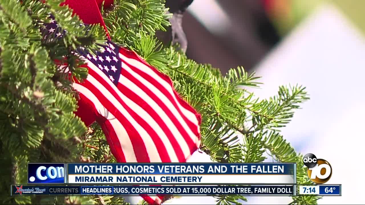 San Diego mother calls on community to sponsor wreaths for veterans