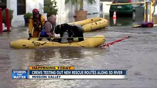 New rescue routes to San Diego River created for emergency crews