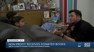 Local non-profit receives donated books from ABC15 and Scripps Howard Foundation