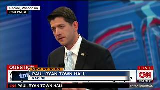 Paul Ryan holds televised town hall