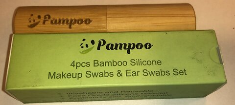 Look at @ Pampoo Plastic Free Reusable Qtips Bamboo Carrying Case Cotton Swab Thick Bamboo Stick
