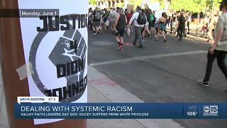Faith based leaders concerned Ducey 'suffers from white privilege'