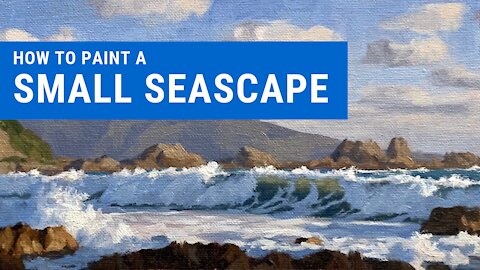 How to paint a SMALL SEASCAPE