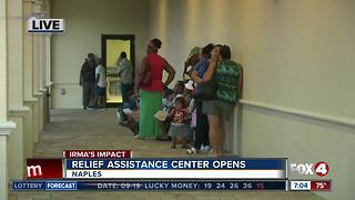 Relief assistance center opens in Naples
