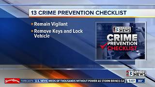 Crime Prevention Checklist