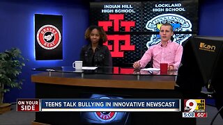 Two local high schools collaborate on newscast for peers