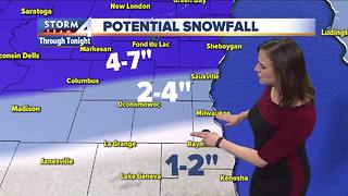 Snow comes to an end Wednesday morning