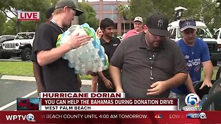 Donation drive underway in West Palm Beach to aid Dorian victims in the Bahamas