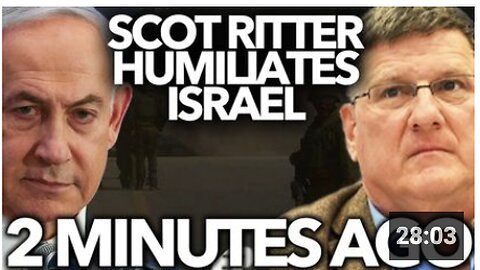 Scot Ritter Vs Benjamin Netanyahu: This Video Has Gone Viral In Britain