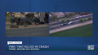 Two people killed in crash involving tow truck near 83rd Ave and McDowell