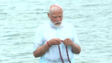 PM Modi takes holy dip at Rameswaram, Tamil Nadu Rameswaram