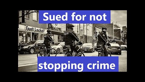Defence Lawyer SUES Police for failing to prevent crime!!