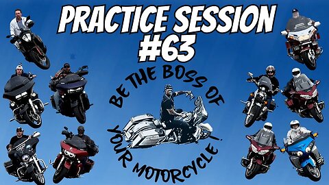 Practice Session #63 - Advanced Slow Speed Motorcycle Riding Skills (With CHAPTERS)