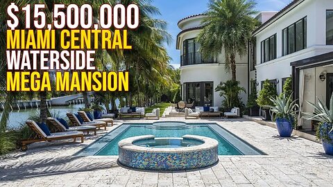 Inside $15,500,000 MiAMi Florida Beach Waterside Mega Mansion
