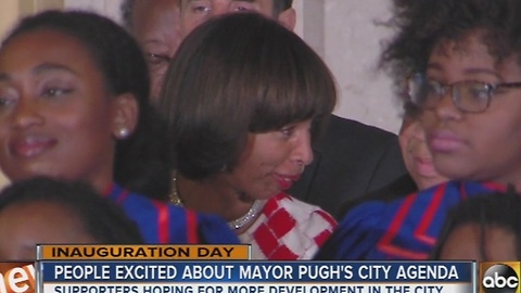 People in Baltimore excited about Mayor Catherine Pugh's agenda