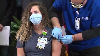 WEB EXTRA: First Florida health care worker gets COVID-19 vaccine