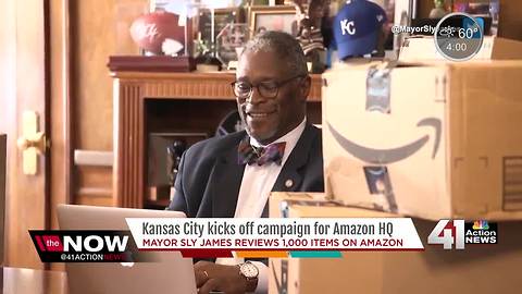 Kansas City Mayor Sly James throws puns in battle for new Amazon headquarters