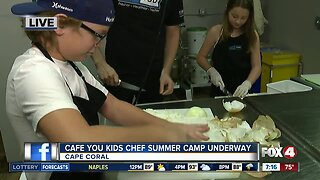 Cafe YOU teaches kids about healthy cooking during summer camp program
