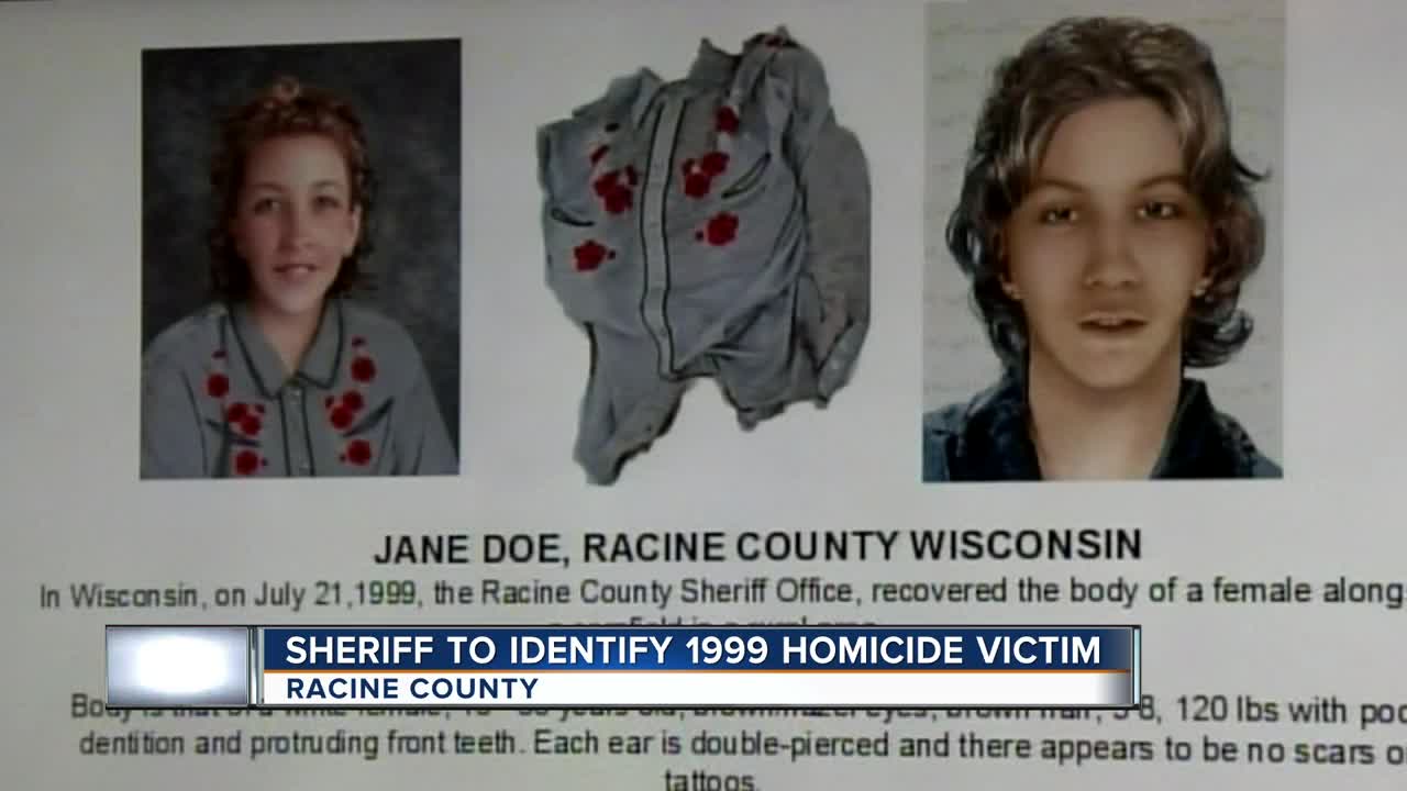 Sheriff to identify 1999 homicide victim known only as 'Jane Doe'