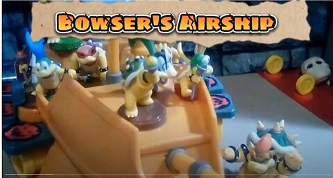 Jakks Pacific Super Mario Bowser Deluxe Airship (Stop Motion Animation)