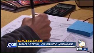 Impact of GOP tax bill on San Diego homeowners