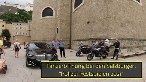 Tanzeröffnung bei den Salzburger Polizei-Festspielen 2021