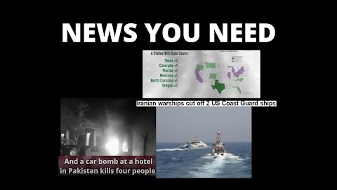 News You Need Number One// *Car Bomb in Pakistan* US Census*