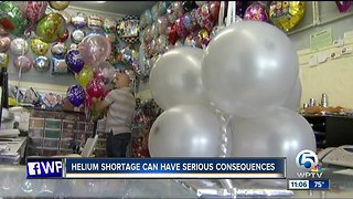 Helium shortage impacting retailers, small businesses